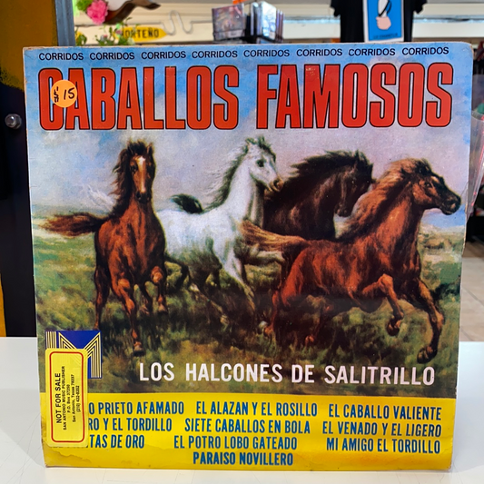 Los Halcones De SalItrillo - Caballos Famosos (Vinyl)