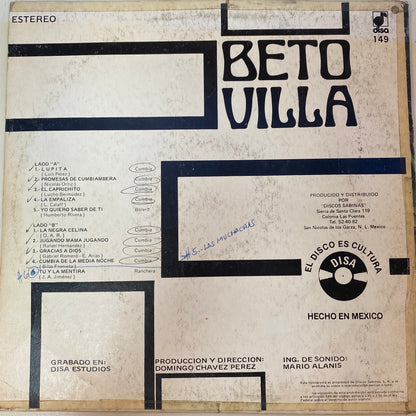 Beto Villa Con Los Populares De Nueva Rosita (Vinyl)