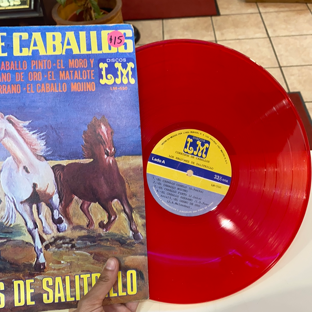 Los Halcones De Salitrillo - Coridos De Caballos ( Red Vinyl)