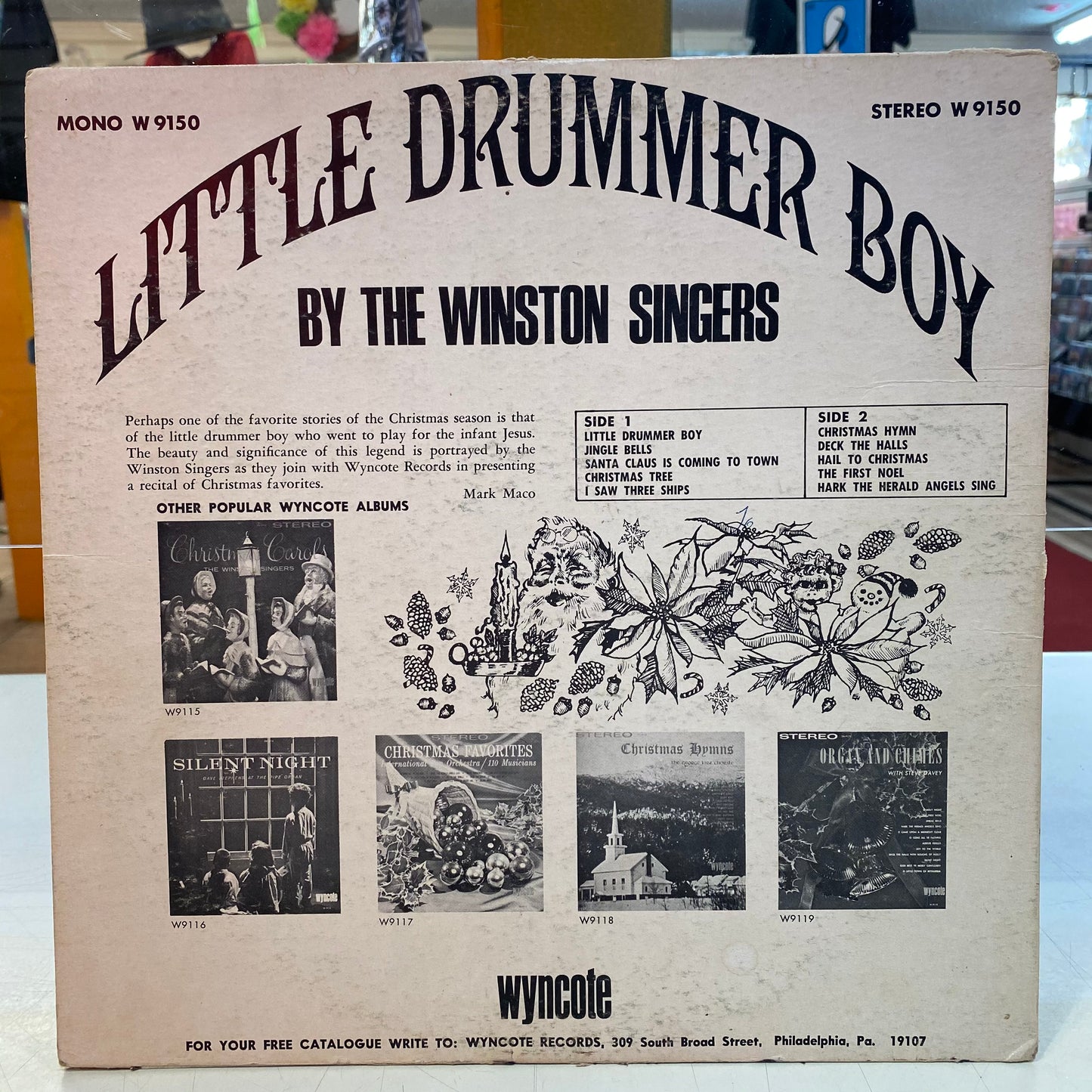 The Winston Singers - Little Drummer Boy (Vinyl)