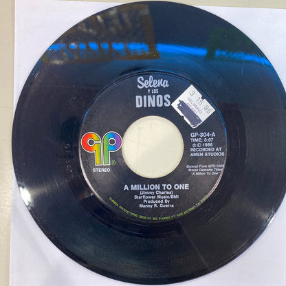 Selena Y Los Dinos - Muñequito De Trapo / A Million To One (45 RPM)