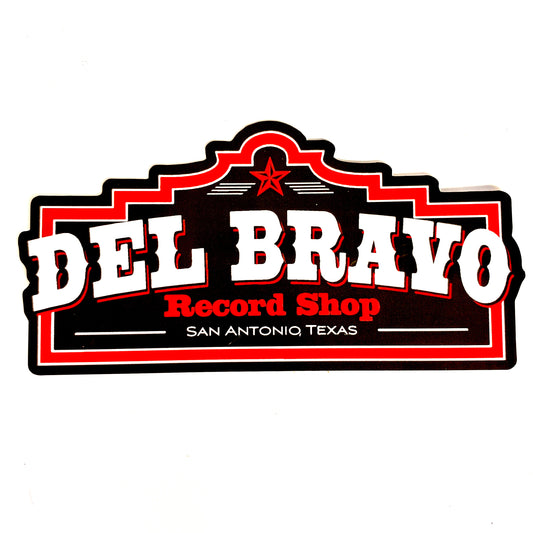 Del Bravo Record Shop Alamo Sticker DLB MERCH