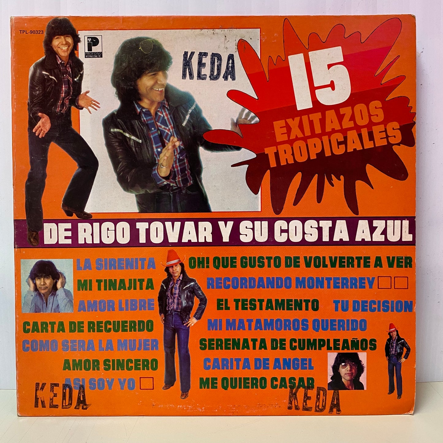 Rigo Tovar Y Su Costa Azul - 15 Exitazos Tropicales (Open Vinyl)