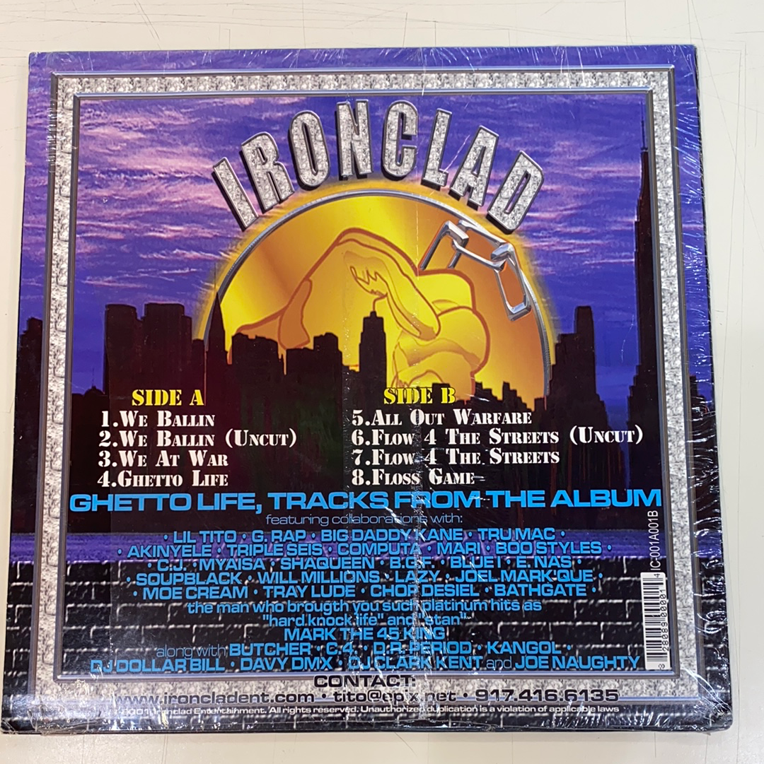 Ironclad - Ghetto Life (Vinyl)