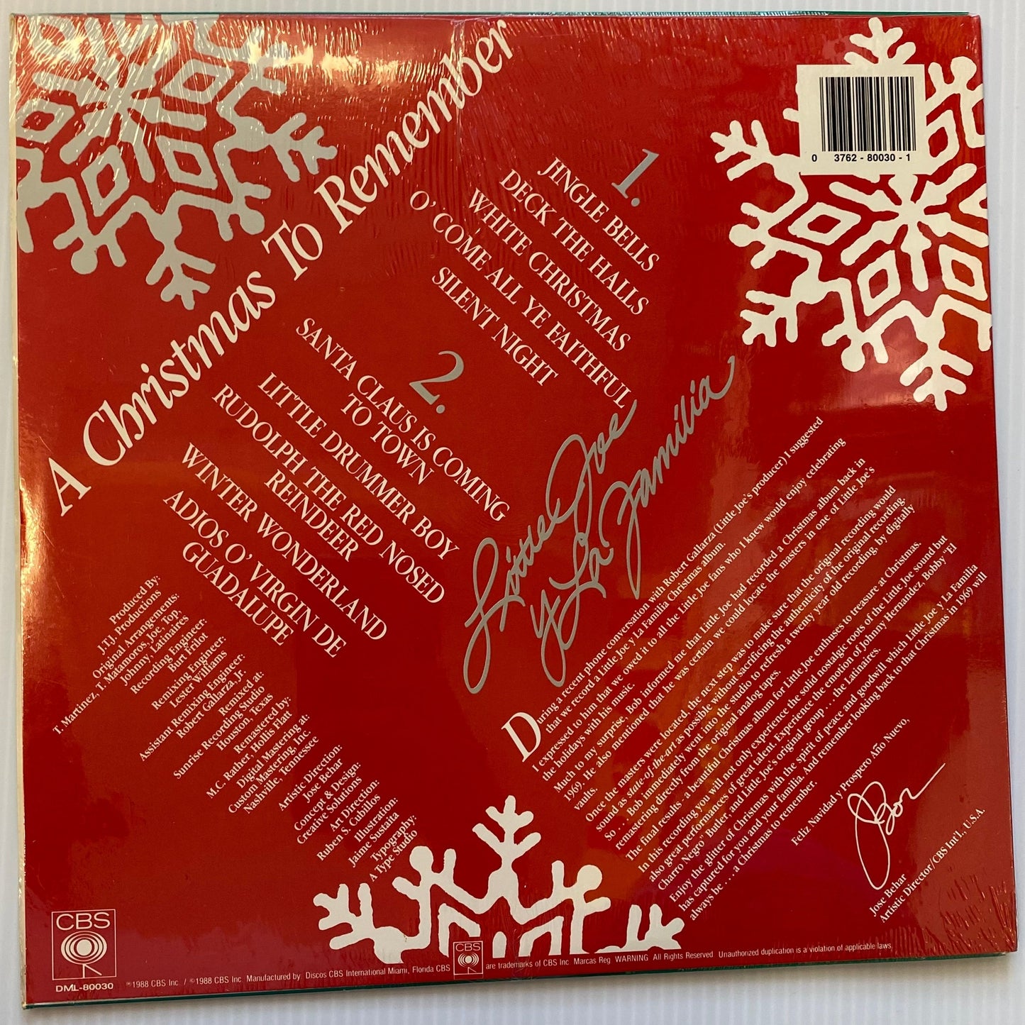 Little Joe Y La Familia - Una Navidad para Recordar | Disco de vinilo LP Álbum