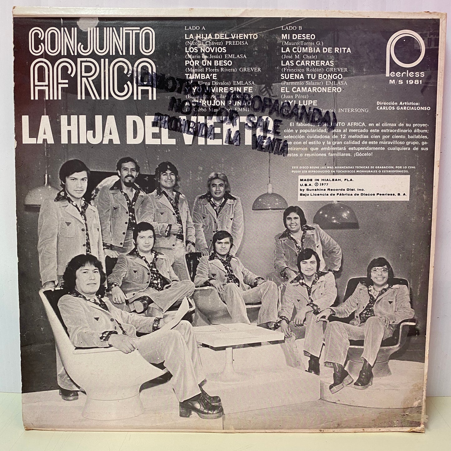 Conjunto Africa -La Hija Del Viento (Vinyl)