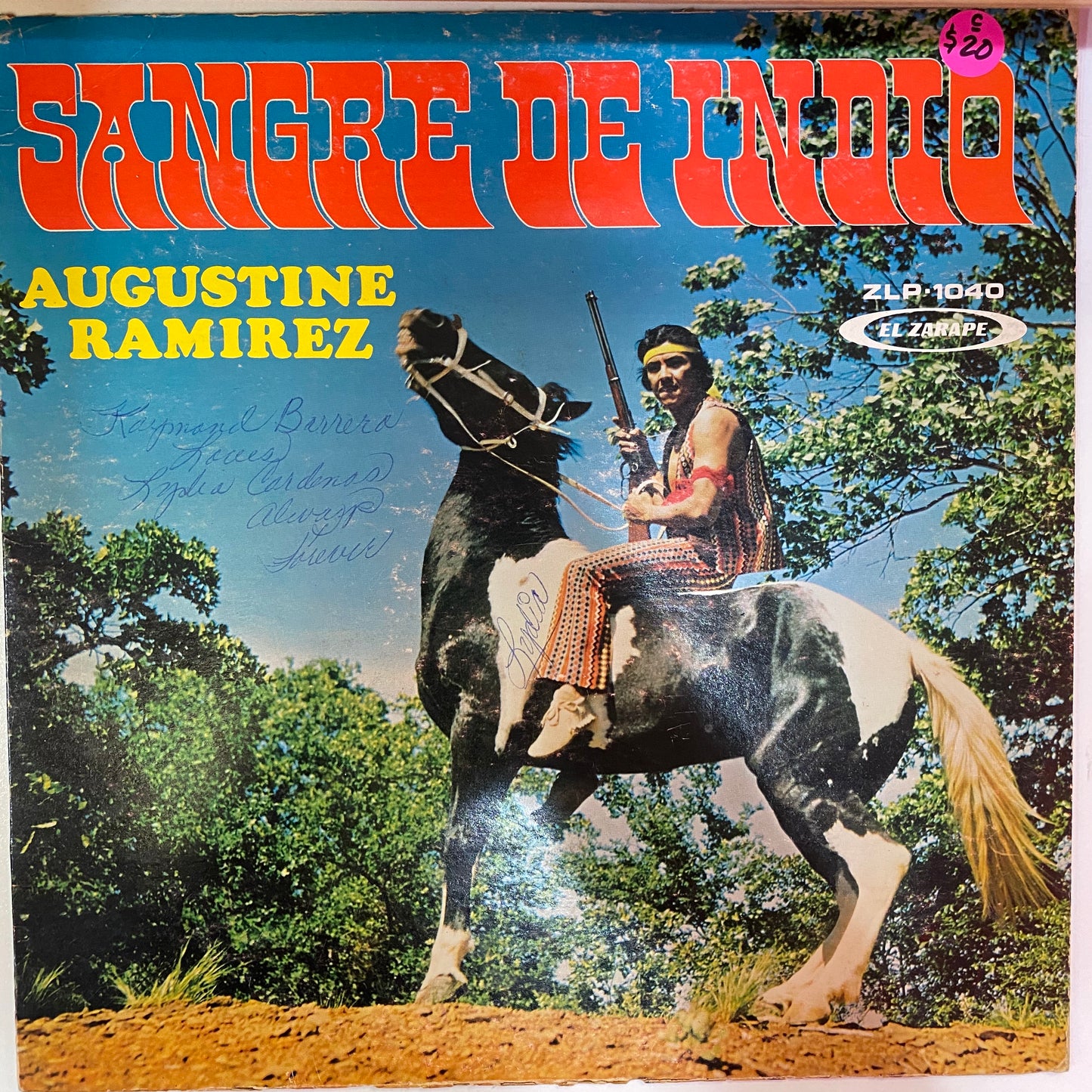 Augustin Ramirez - Sangre De Indio (Vinyl Cover)