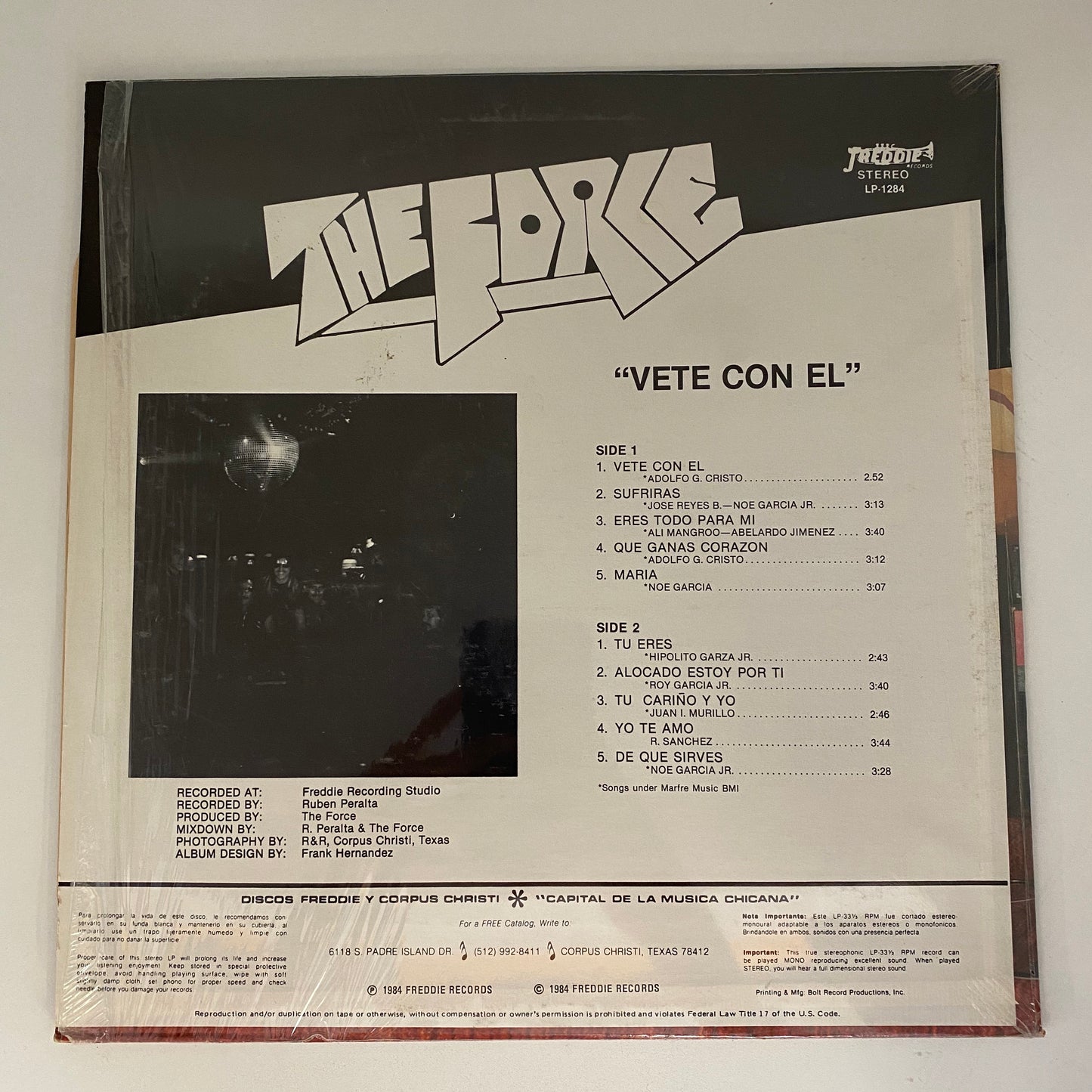 The Force ‎– Vete Con El (Open Vinyl)