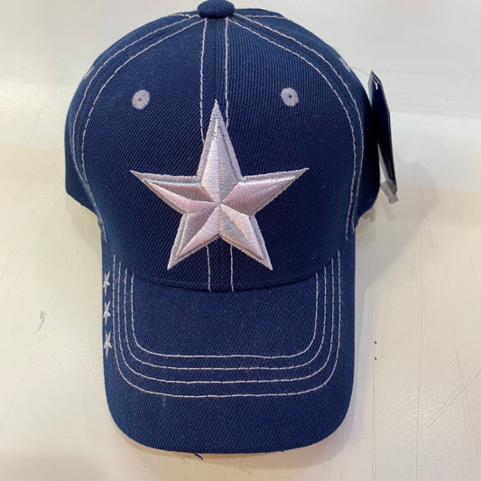 Gorra de béisbol con estrella de los vaqueros para niños