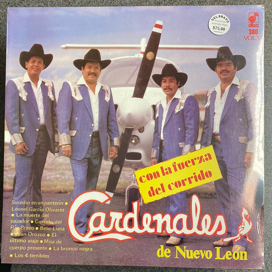 Cardenales de Nuevo Leon - Con La Fuerza Del Corrido (Vinilo Sellado)