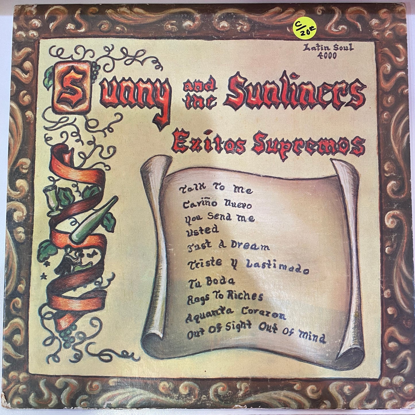 Sunny & the Sunliners- Exitos Supremos (Vinyl Cover)
