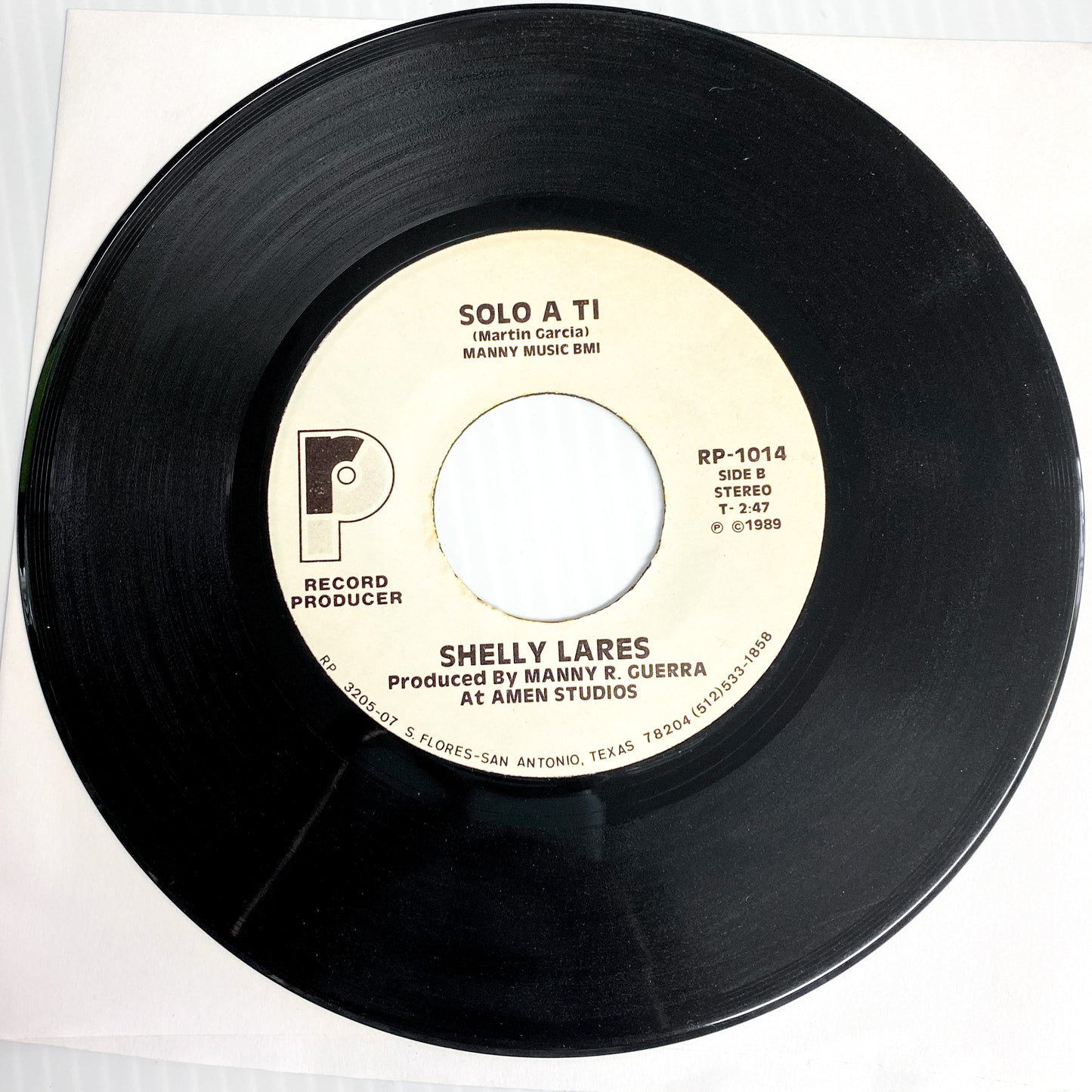 Shelly Lares - Te Engañaron/ Solo A Ti (Previously Owned  45 RPM)