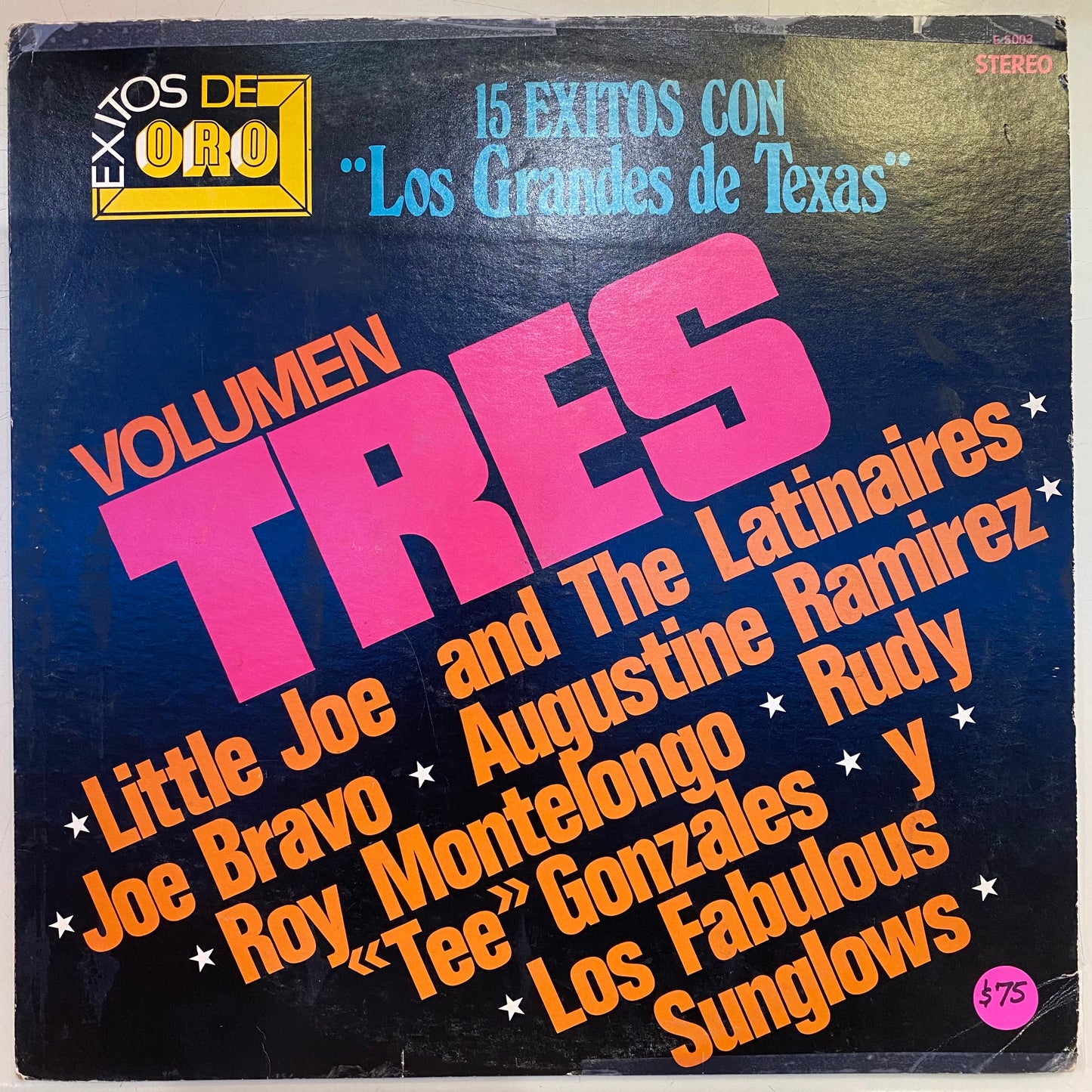 15 Exitos Con Los Grandes De Texas Vol. 3 - Various Artists (Open Vinyl)