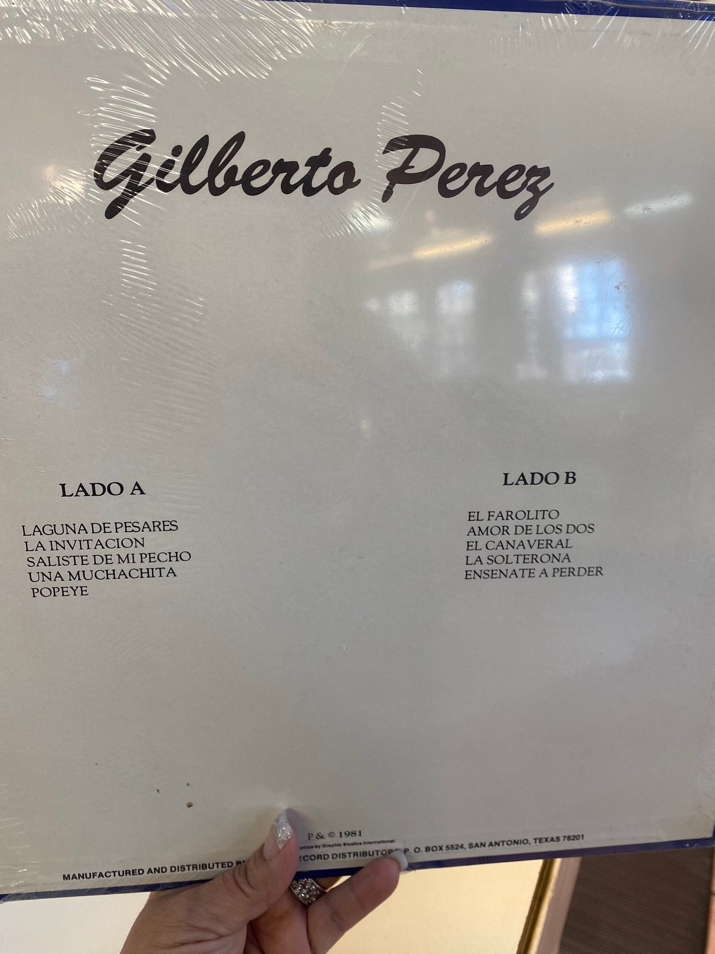 Gilberto Perez Y Sus Compadres - Laguna De Pesares (Vinyl)