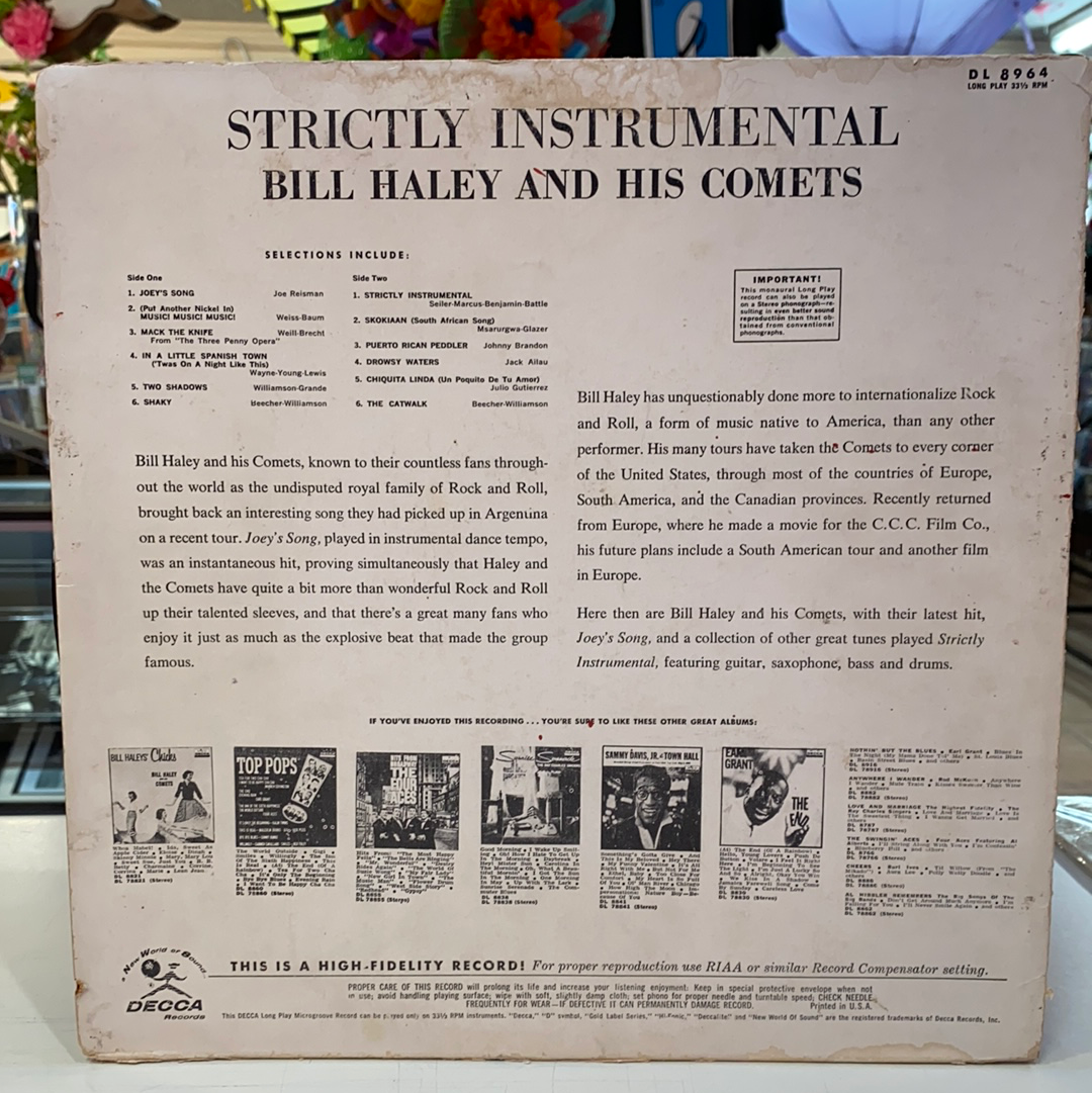 Bill Haley And His Comets – Strictly Instrumental (Vinyl)