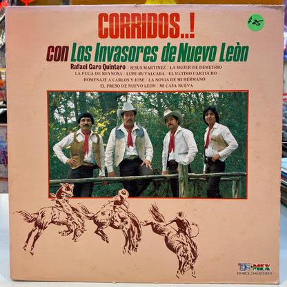 Los Invasores De Nuevo Leòn - Corridos!(Vinyl)