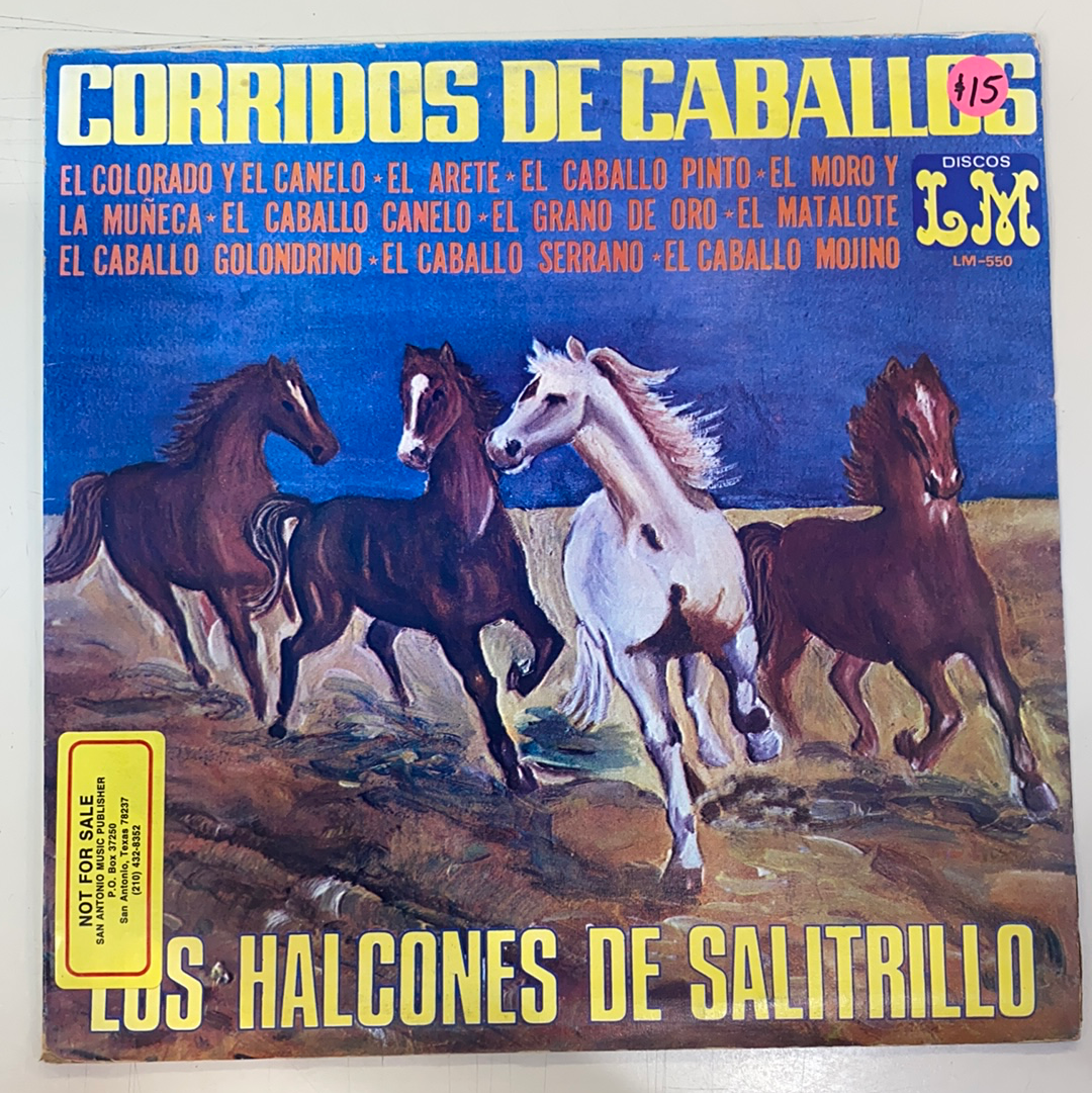 Los Halcones De Salitrillo - Coridos De Caballos ( Red Vinyl)