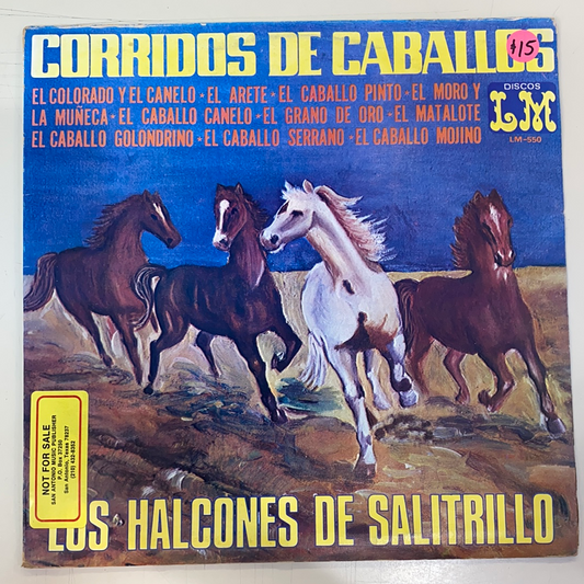 Los Halcones De Salitrillo - Coridos De Caballos (Vinilo Rojo) 