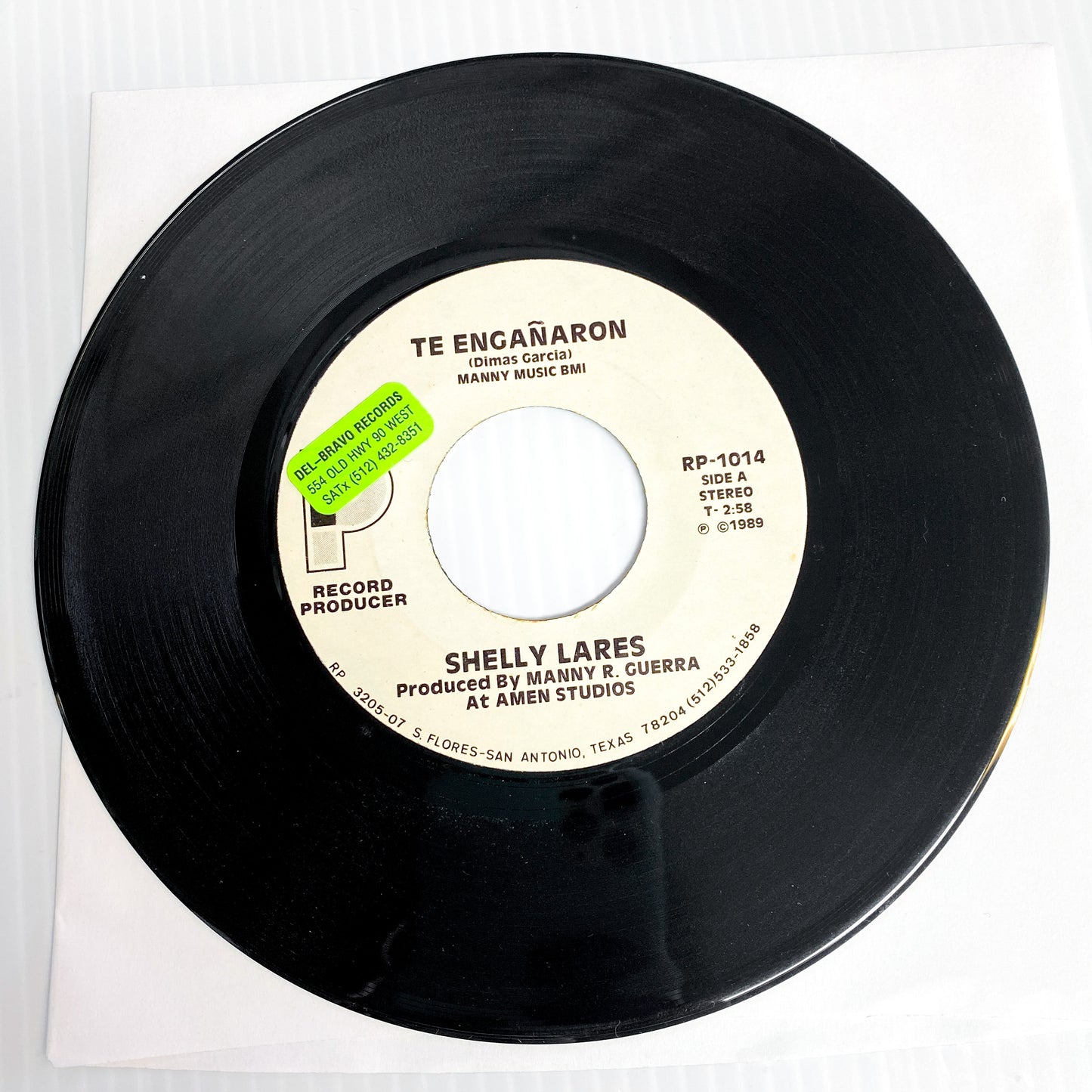Shelly Lares - Te Engañaron/ Solo A Ti (Previously Owned  45 RPM)