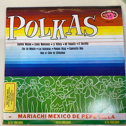 Mariachi Mexico De Pepe Villa - Polkas (Vinyl)