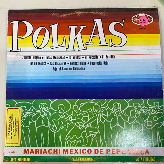 Mariachi Mexico De Pepe Villa - Polkas (Vinilo)