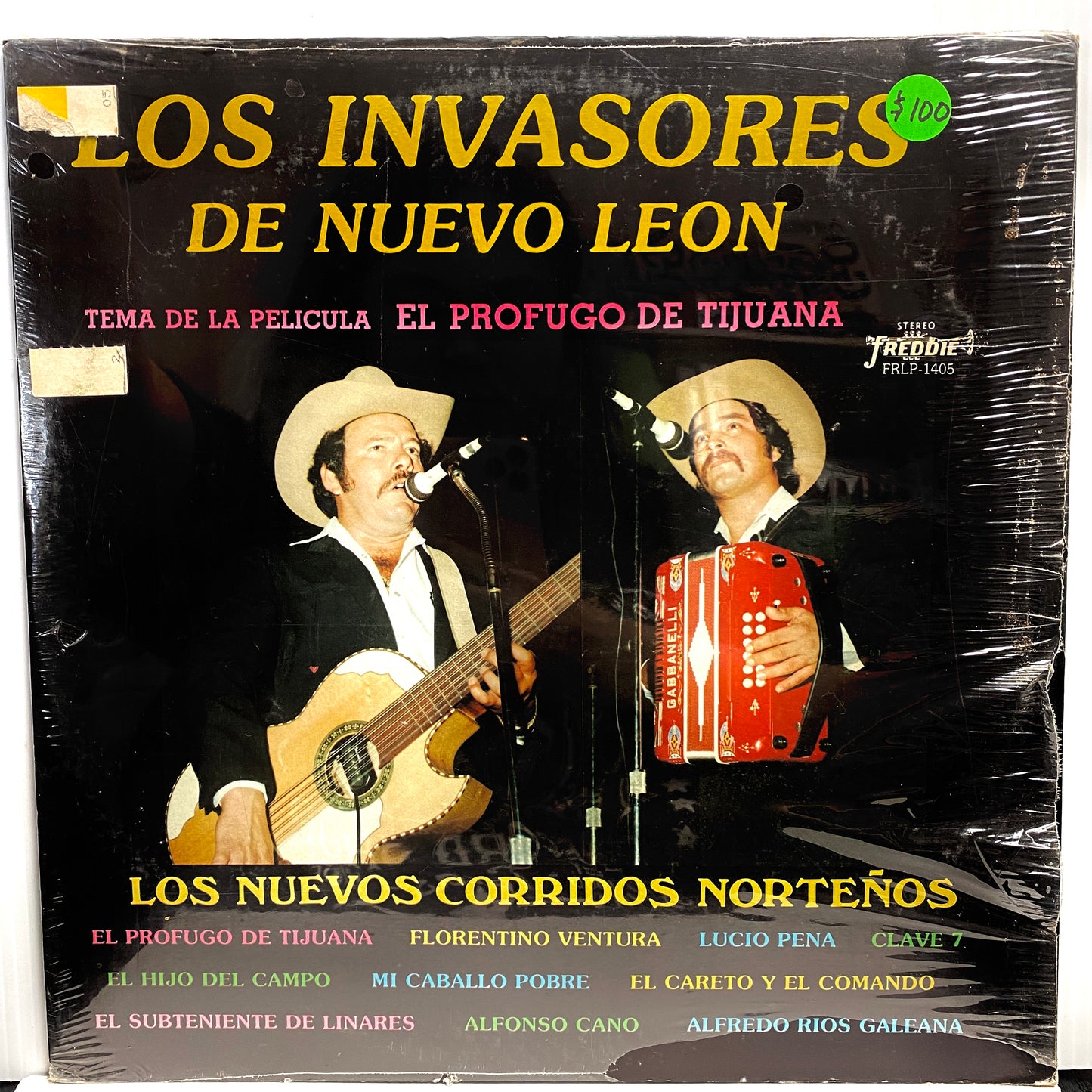 Los Invasores De Nuevo Leon – Tema De La Pelicula: El Profugo De Tijuana - Los Nuevos Corridos Norteños (Vinyl)