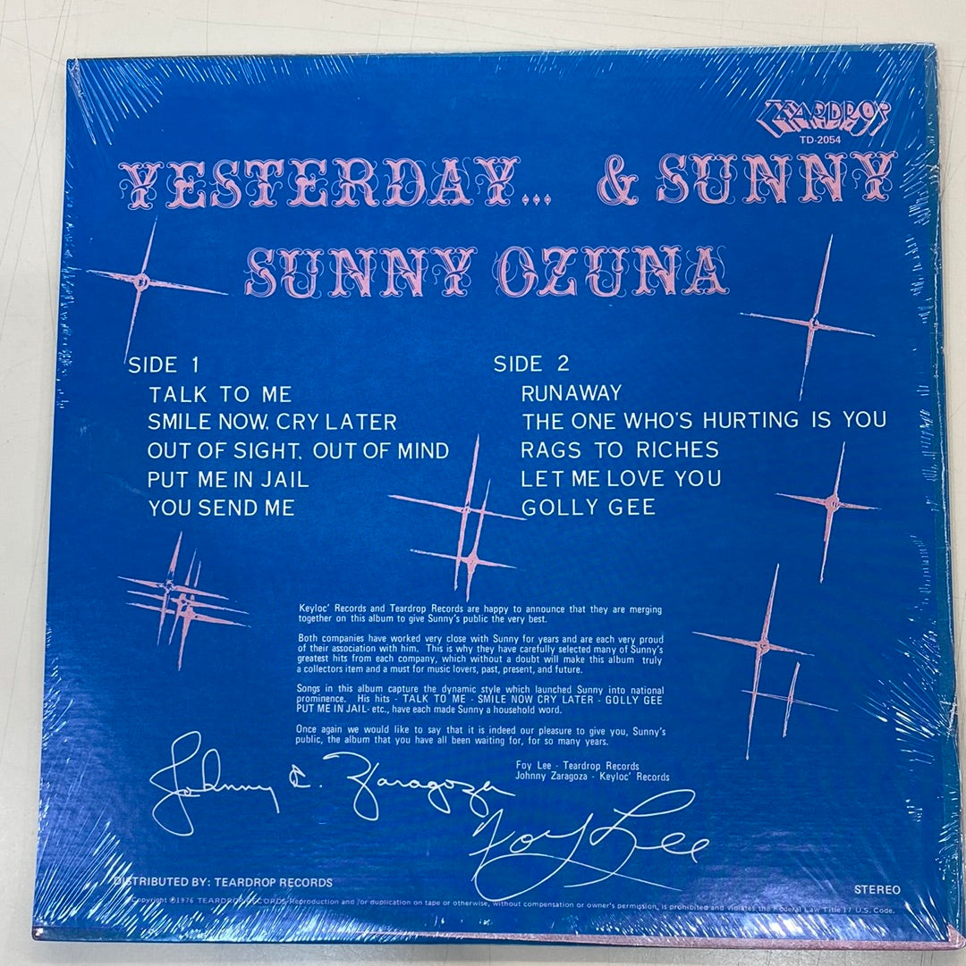 Sunny Ozuna - Yesterday...& Sunny (Sealed Vinyl)