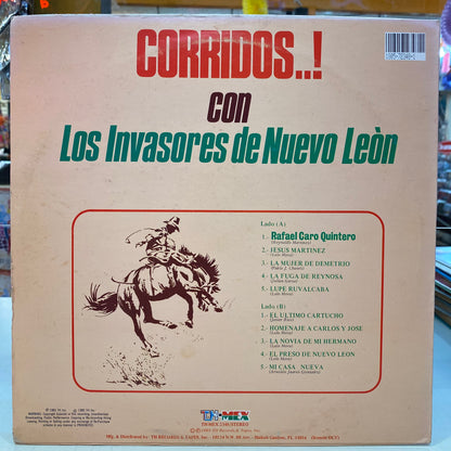 Los Invasores De Nuevo Leòn - Corridos!(Vinyl)