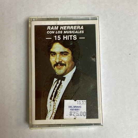 Ram Herrera Con Los Musicales - 15 Hits (Cassette)