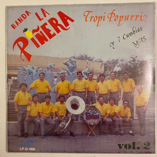 Banda La Piñera-Tropical Popurri y 7 Cumbias Vol. 2 (vinilo)