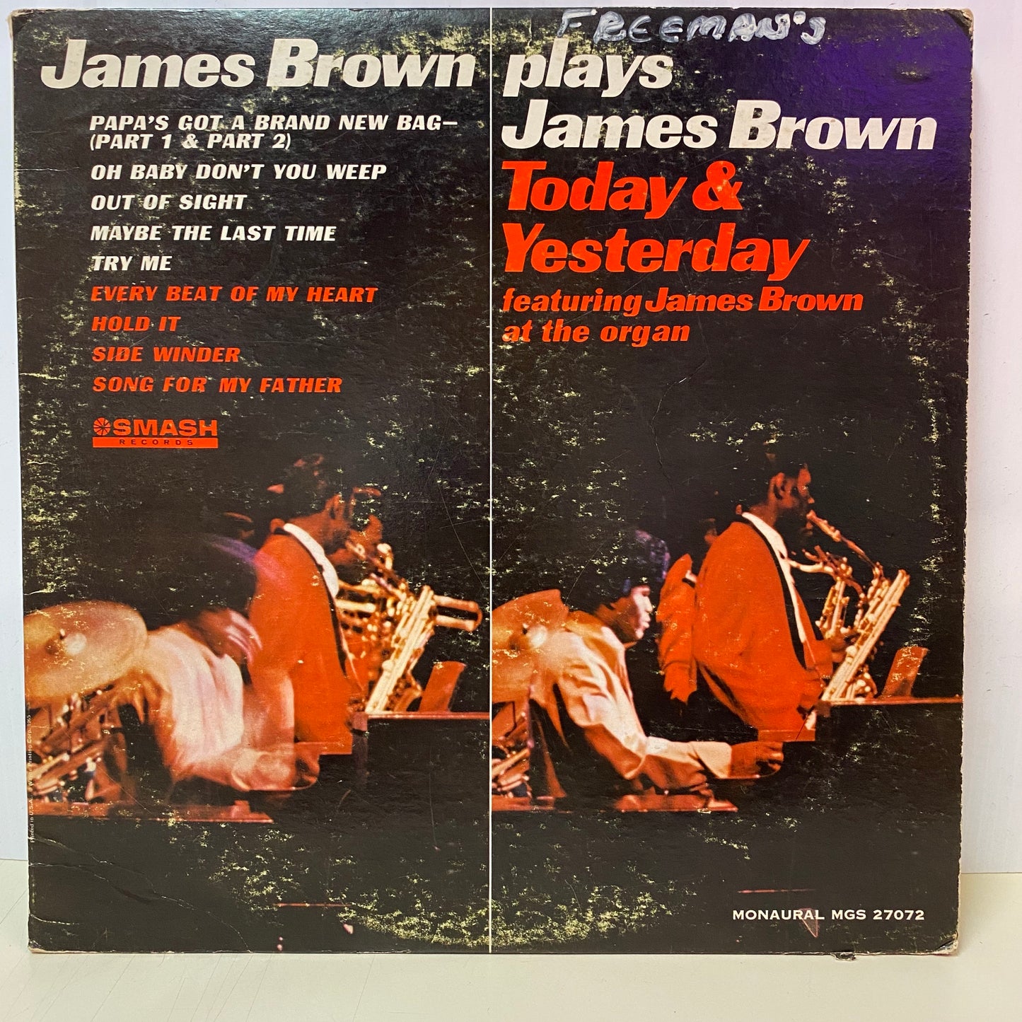 James Brown Plays James Brown - Today & Yesterday (Vinyl)