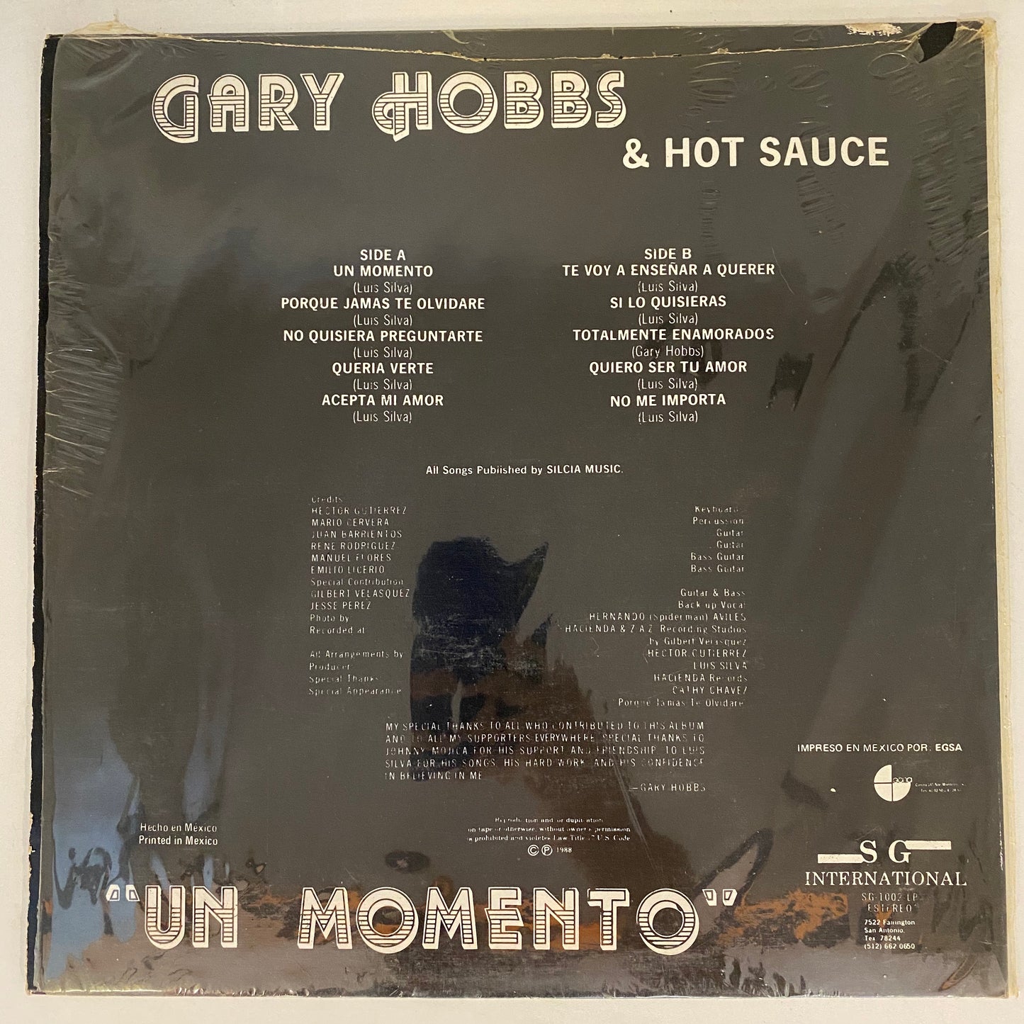 Gary Hobbs - Un Momento (Open Vinyl)