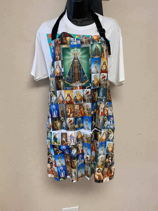 Delantal Virgen De Guadalupe Multi Estampado