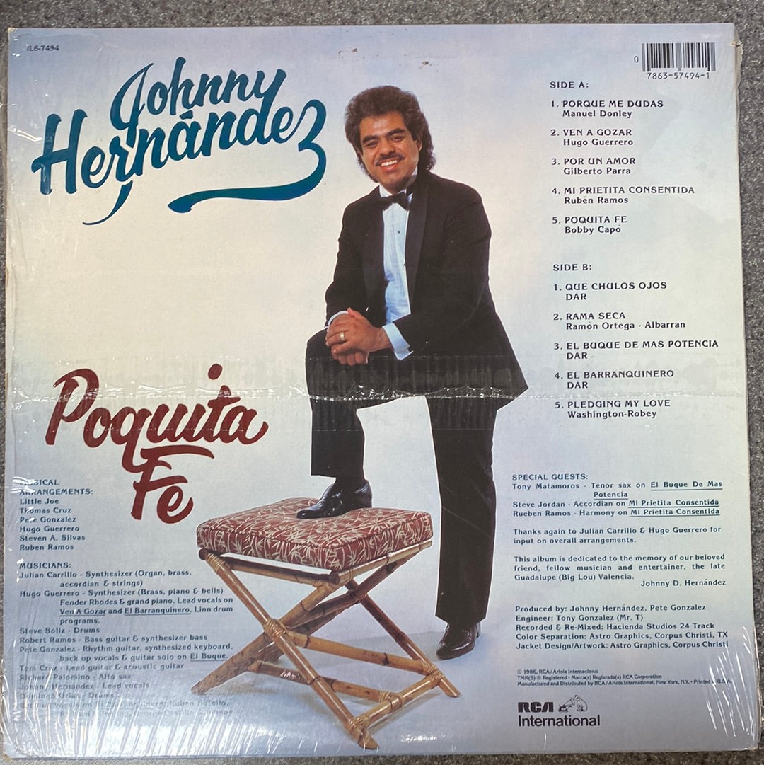 Johnny Hernandez - Poquita Fe (Vinilo)