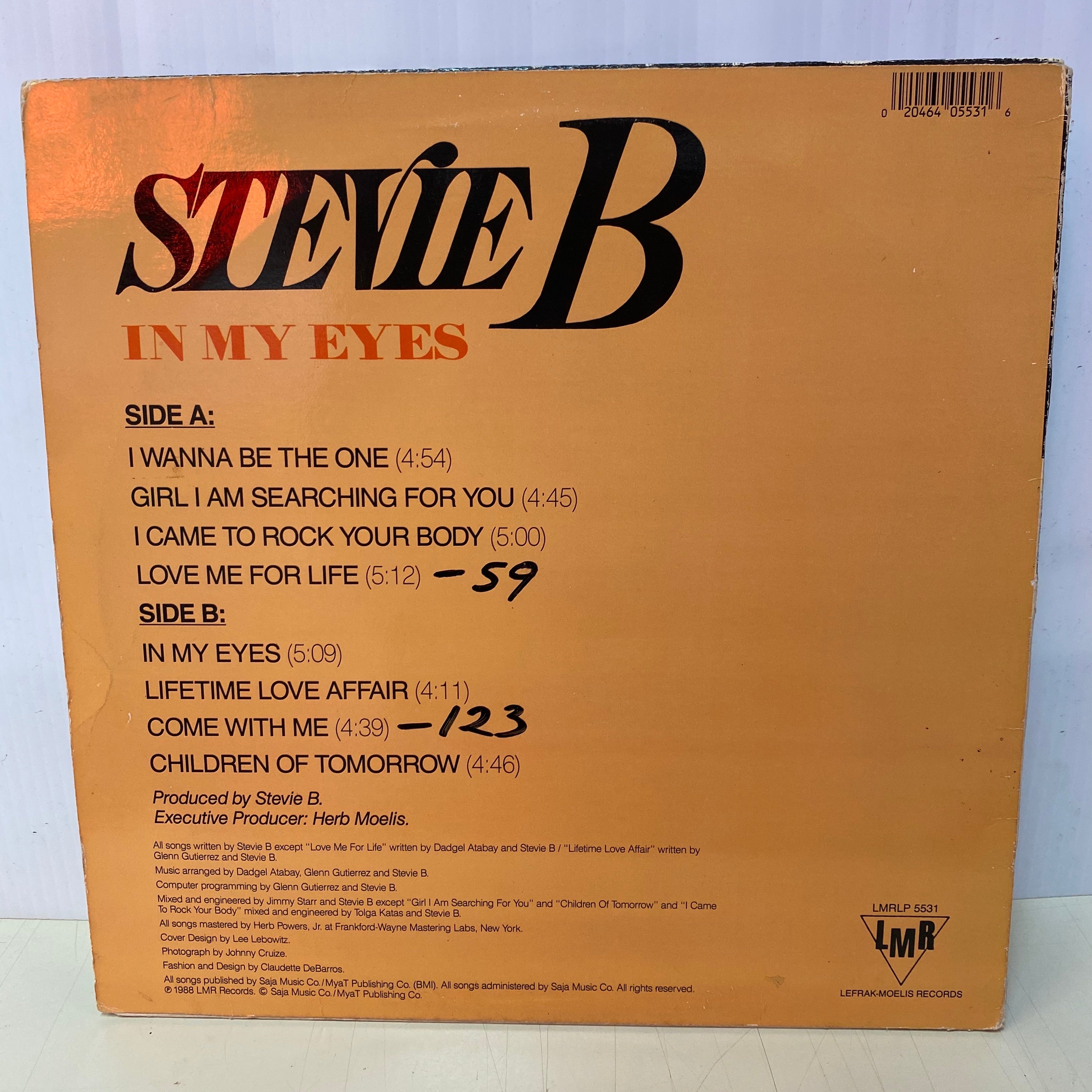 Stevie B - In My Eyes (Vinyl) – Del Bravo Record Shop