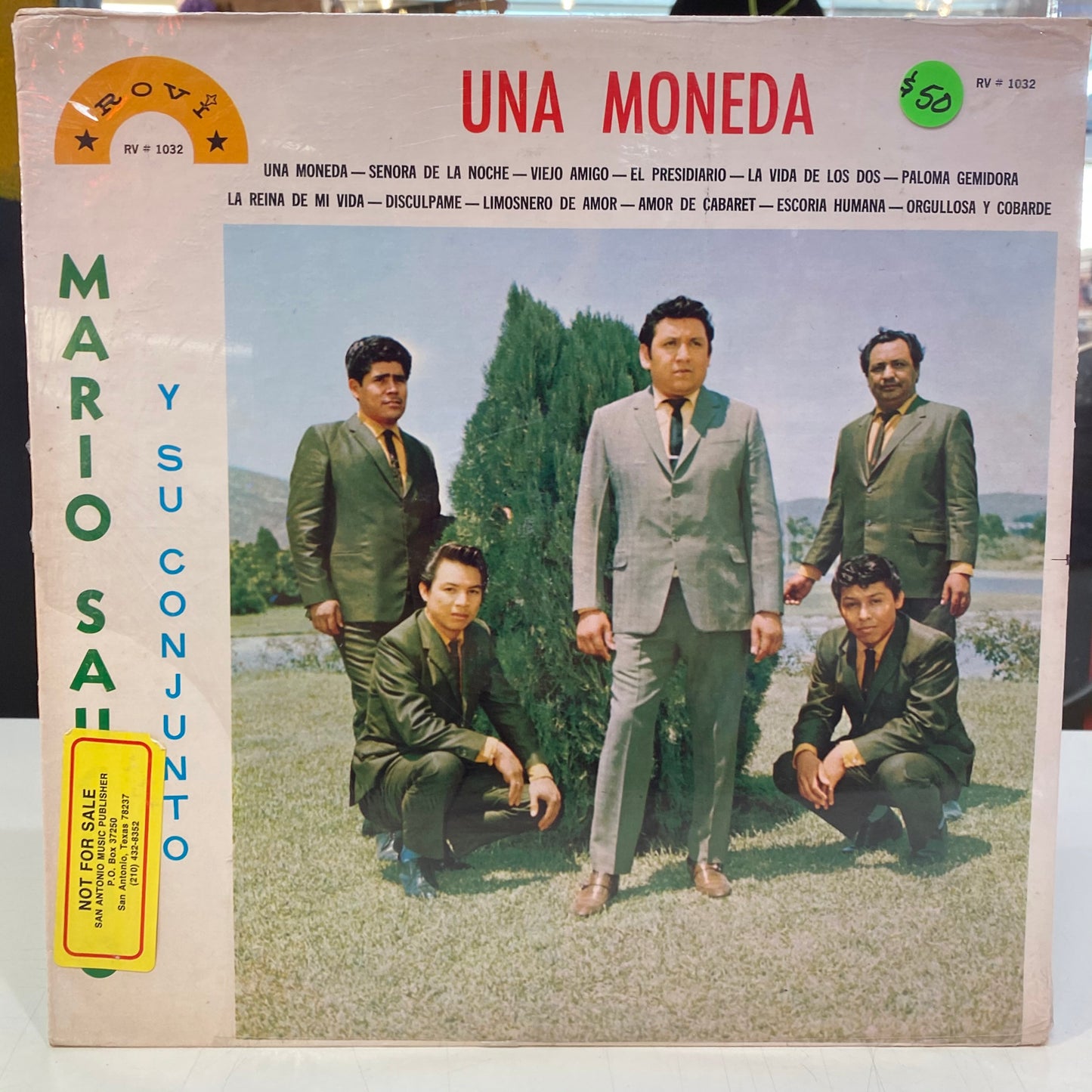 Mario Saucedo Y Su Conjunto - Una Moneda (Vinyl)
