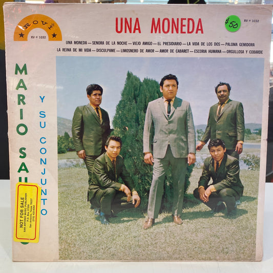 Mario Saucedo Y Su Conjunto - Una Moneda (Vinyl)