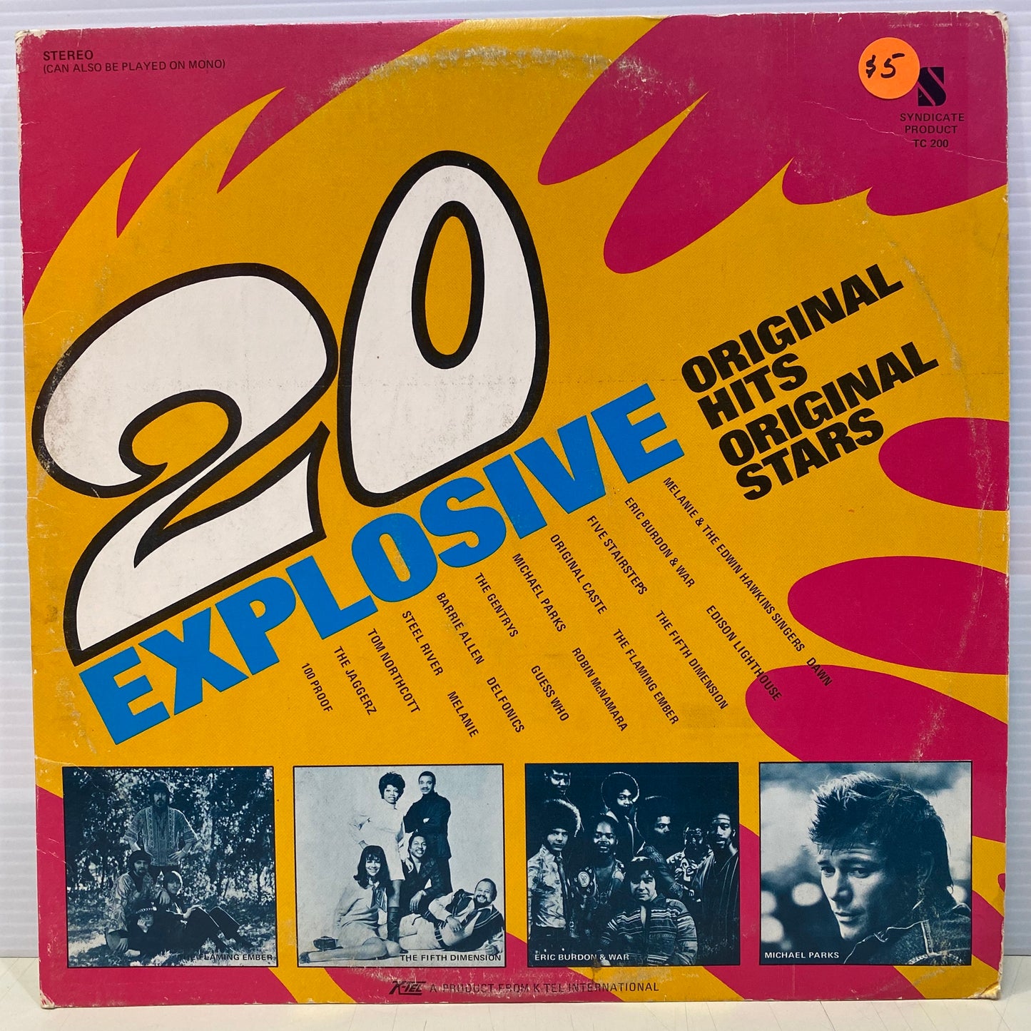 20 Explosive Hits By 20 Original Stars - Various Artists (Open Vinyl)