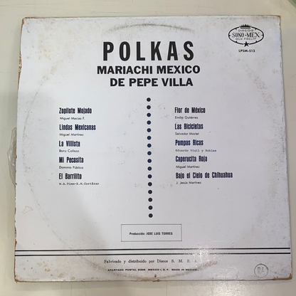 Mariachi Mexico De Pepe Villa - Polkas (Vinyl)