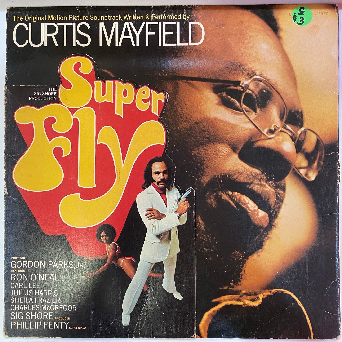 Curtis Mayfield ‎– Super Fly (Vinyl Cover)