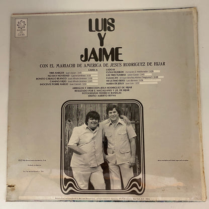 Luis Y Jaime Con Mariachi - (Vinyl)