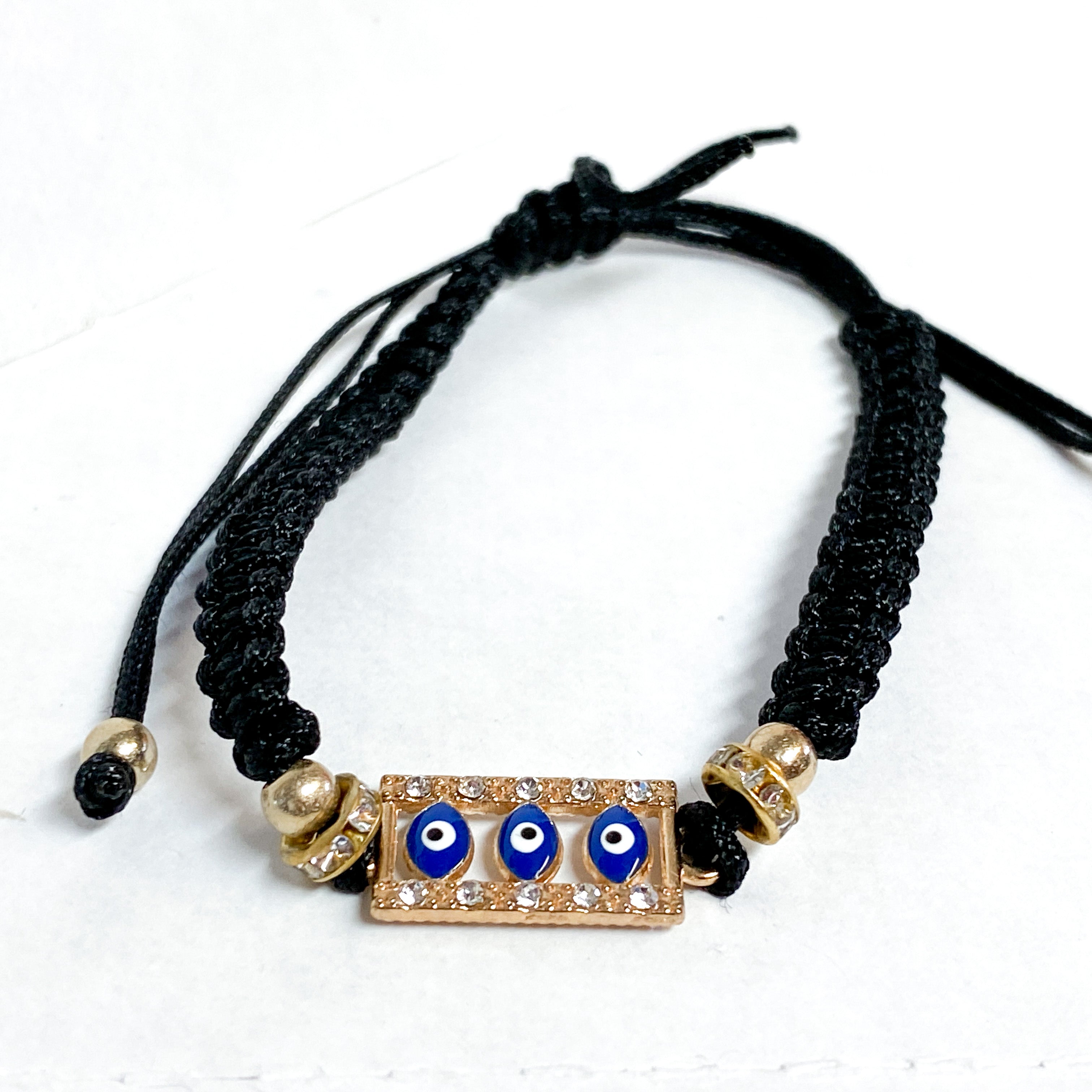 Classic Evil Eye in Black beads – Lotus Suutra Jewelry