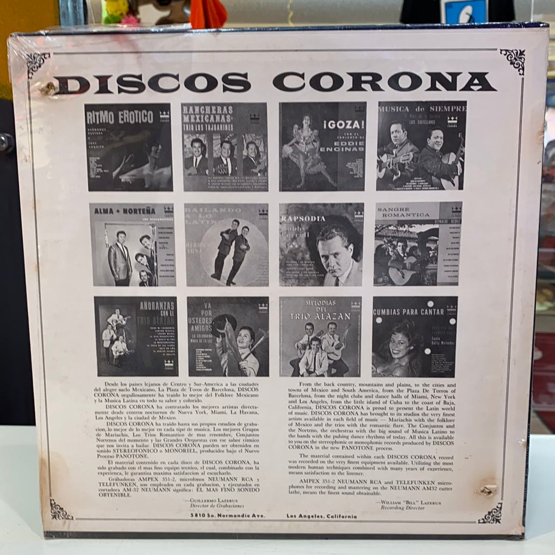 El Trio Alazan ‎– Anoranzas (Vinyl)