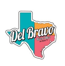 Del Bravo Record Shop Texas Sticker DLB MERCH