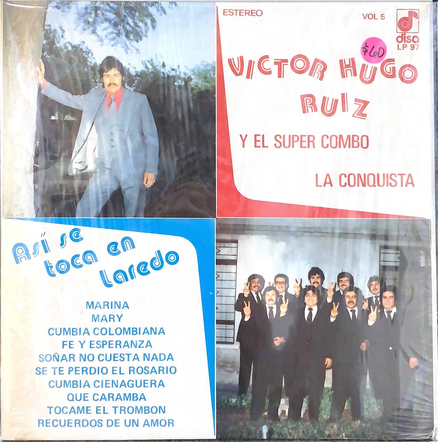 Victor Hugo Ruiz Y El Super Combo La Conquista - Asi Se Toca En Laredo (Vinyl)