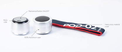 Wraps Wpod1-V19 Clip 'N Go Bluetooth Pod Speaker