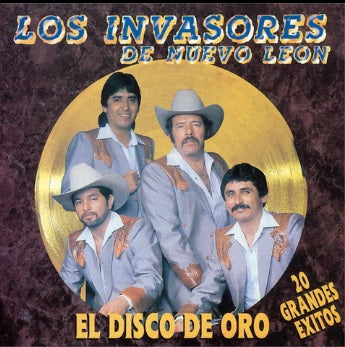 Los Invasores De Nuevo Leon - El Disco De Oro, 20  Grandes Exitos (CD)
