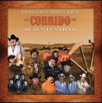 Los Grandes Del Corrido, 20 Auténticos - Varios Artistas (CD)